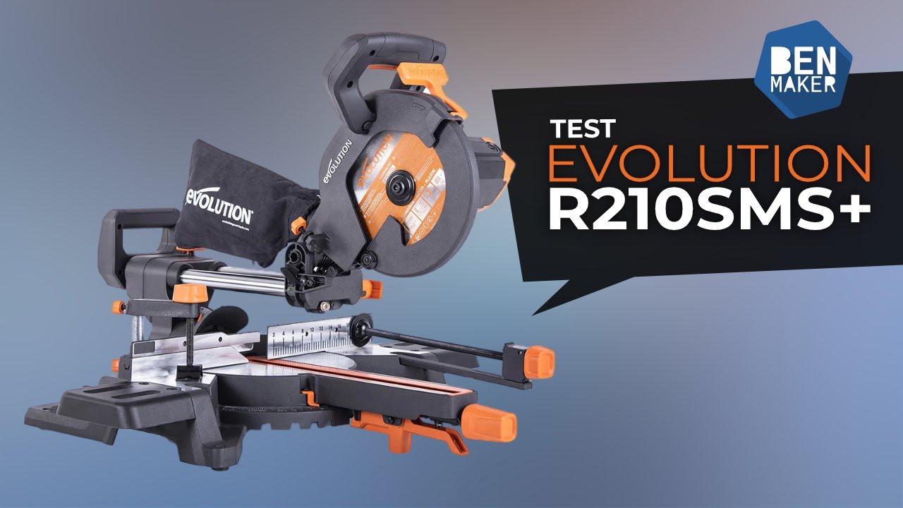 Je teste la scie à onglet radiale EVOLUTION R210SMS+ !