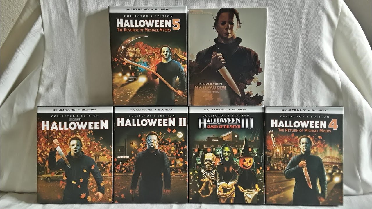 Unboxing Halloween 4k Movie Collection