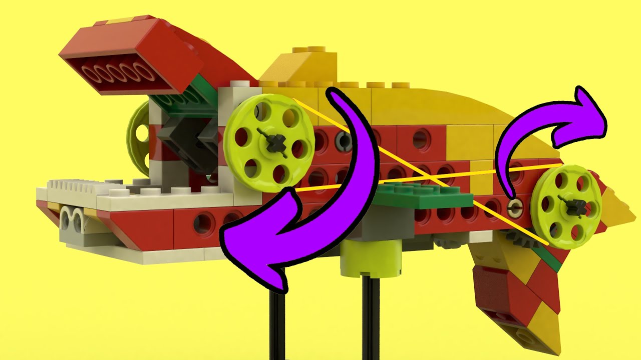 Lego WeDo 1.0 Китовая акула (инструкция)