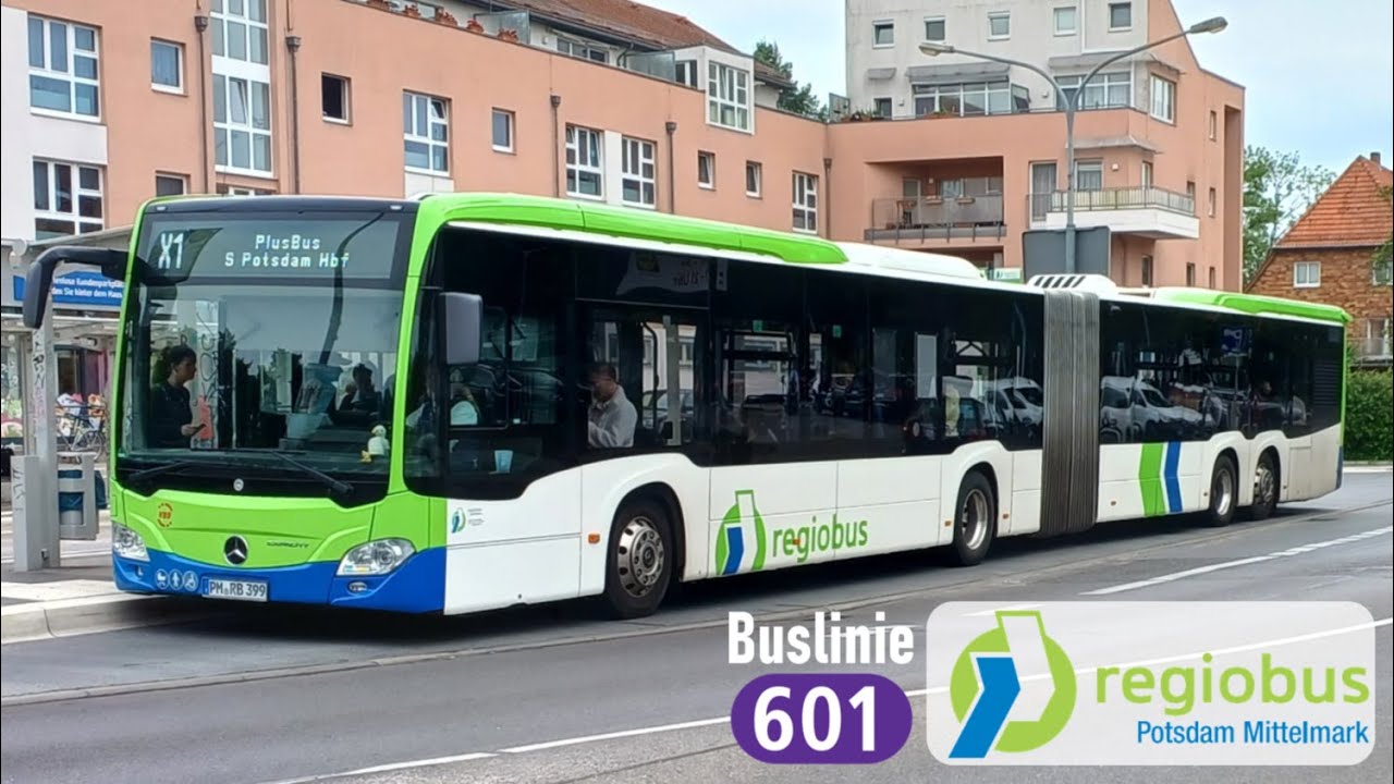 RPM | Mitfahrt Bus 601: S Potsdam Hbf - S Teltow Stadt | MB C2 GL CapaCity L