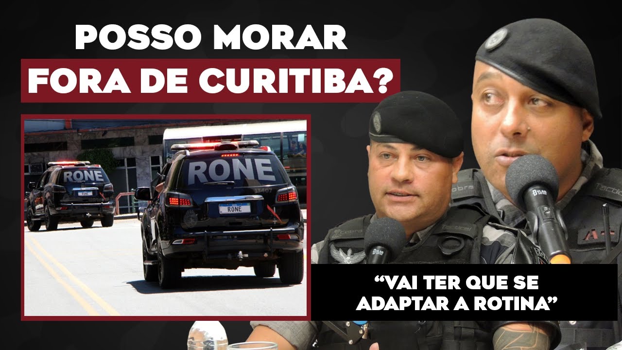 Policial da RONE pode morar fora de Curitiba? | Podcast Major Alves | Comandante da RONE PMPR