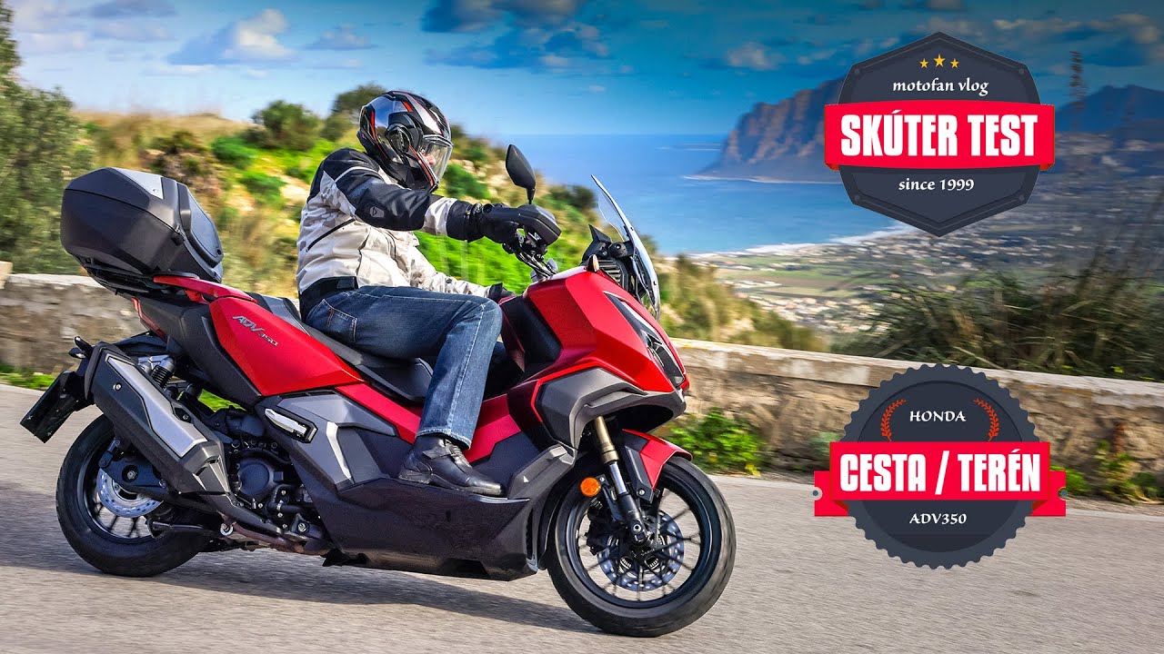 Test dobrodružného skútra Honda ADV350