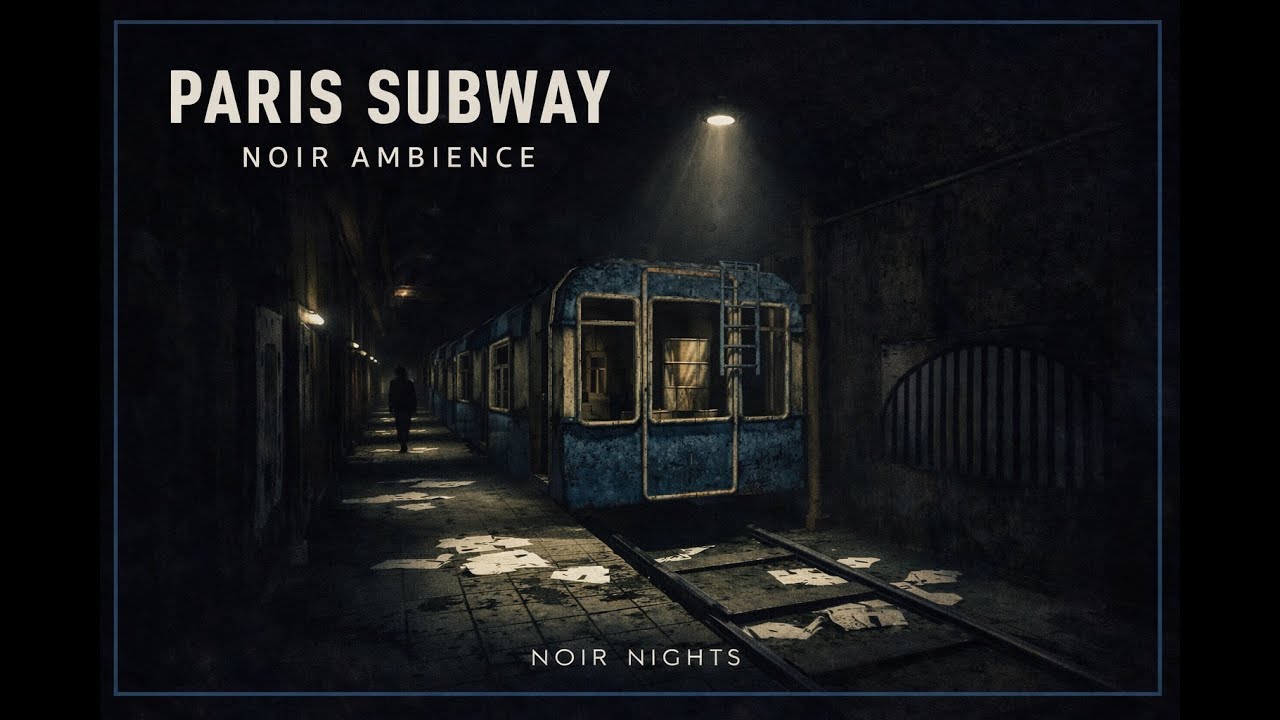 Paris Subway Ambience – Deep Underground Atmosphere | 1 Hour Stealth Vibes