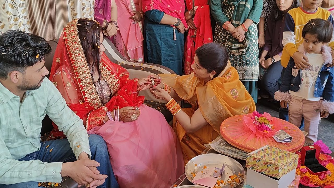 🌹कन्हैया बंध गया है बंधन में 🌺💕Engagement ceremony 💕Guddu and Ishu Show