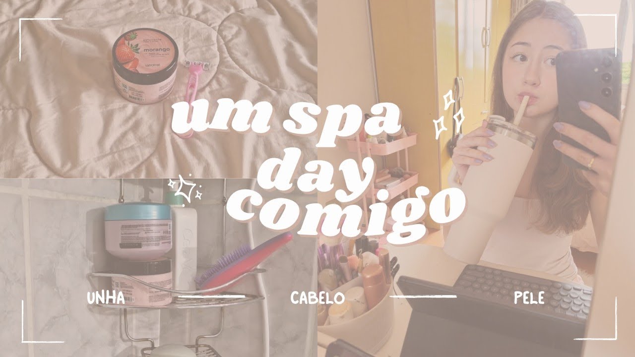 Vlog 06# Spa day, cabelo, unhas e skincare