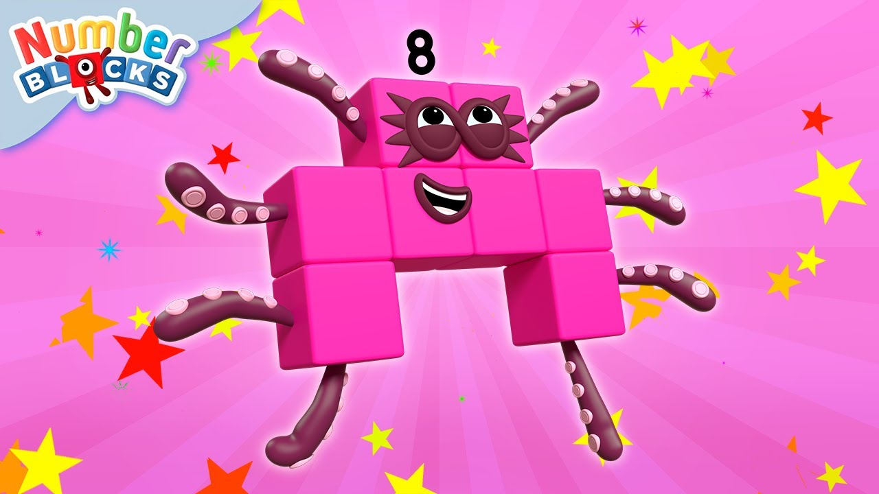 💞 Numberblock 8's Guide to Helping Others 🐙 | Counting for Kids | @Numberblocks