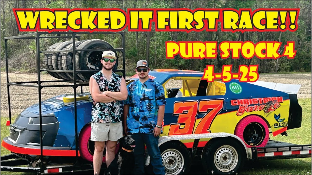 We Tore the car up First Race!!  County Line Raceway 4-5-25