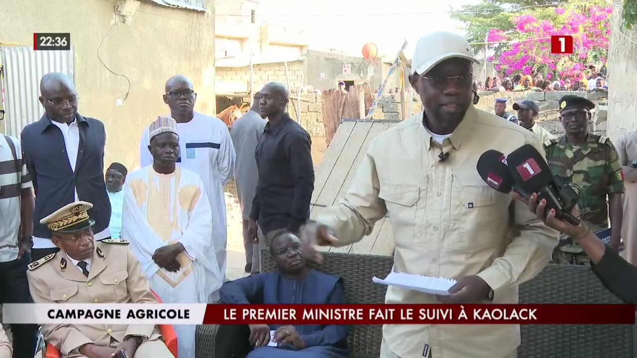 SPÉCIAL : VISITE DU PM OUSMANE SONKO À KAOLACK / SUIVI DE LA CAMPAGNE AGRICOLE
