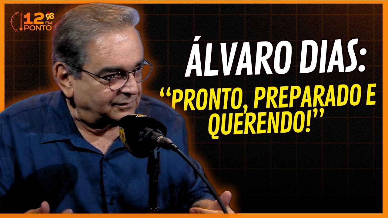 Primeira mão: Pré-candidato ao governo, Álvaro Dias fala sobre indicação de Rogério Marinho