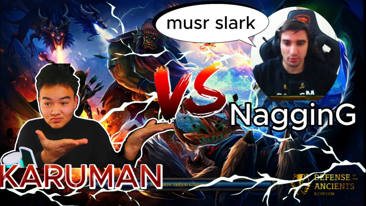 slark VS invoker || KARUMAN vs NagginG