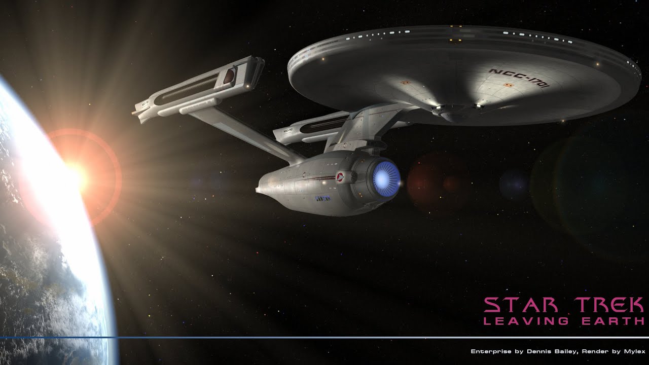 Star Trek - Leaving Earth - CGI Animation