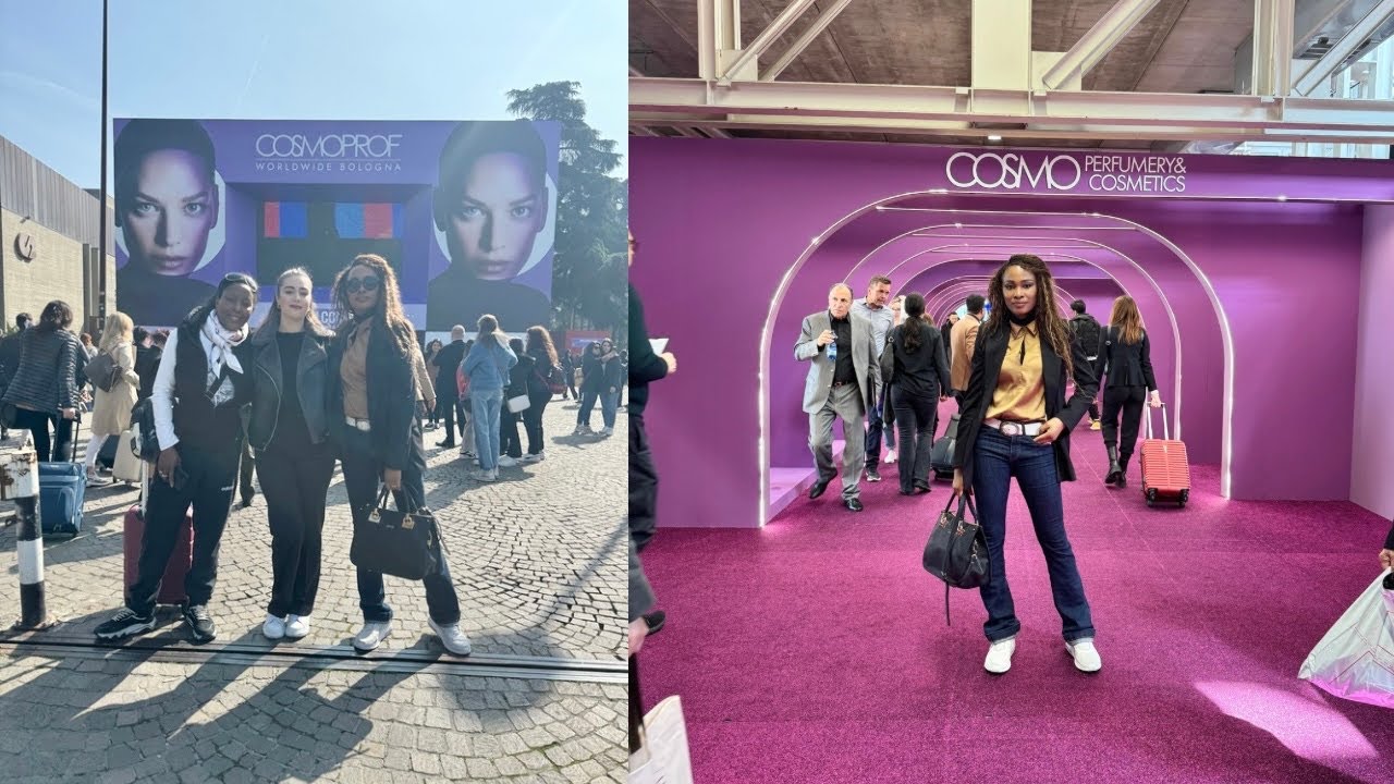 COME WITH ME TO COSMOPROF BOLOGNA ITALY 🇮🇹 | #vlog Life In Italy 🇮🇹