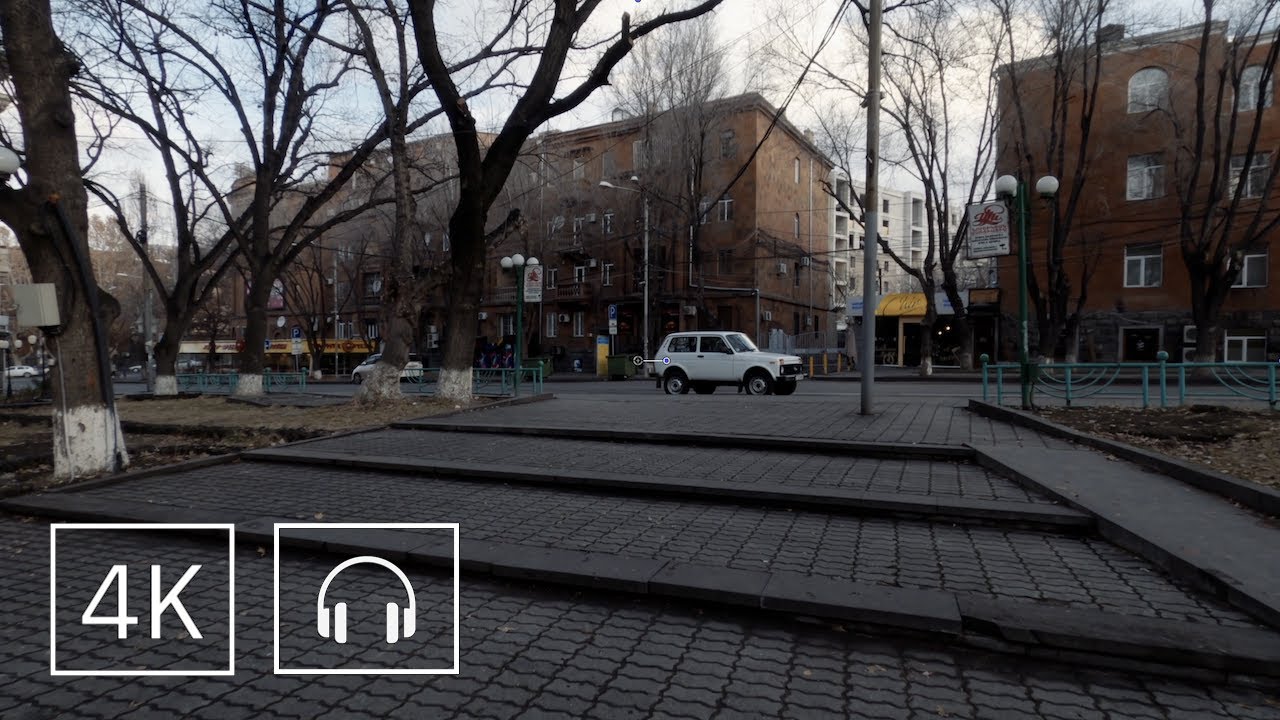 Yerevan, Armenia City Walk 4K | a Binaural Dérive Through the City with Immersive On Location Sound