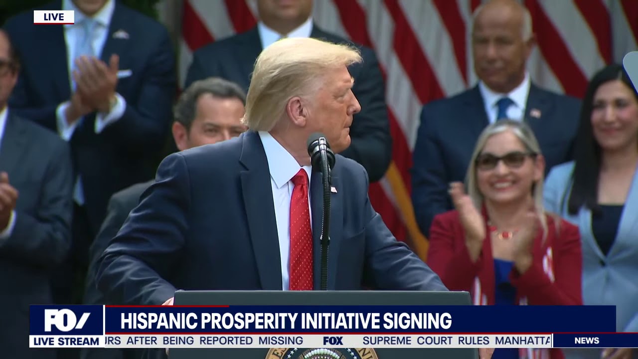 MORE EDUCATIONAL, ECONOMIC OPPORTUNITIES: Pres. Trump signs exec. order impacting Hispanics