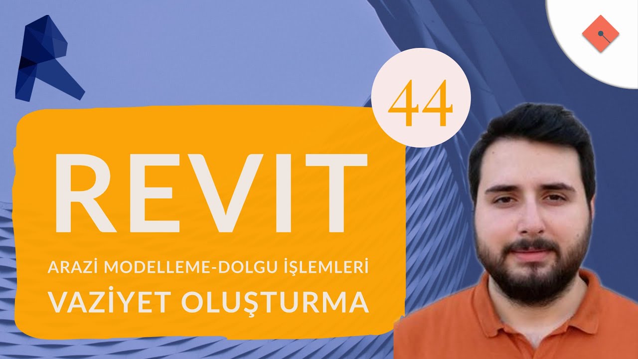 Revit Dersleri #44 | Arazi Modelleme-Dolgu İşlemleri-Vaziyet Oluşturma