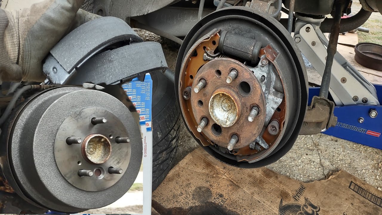 how to replace rear brake shoes 2002 2006 toyota camry rear drums and brake shoes replacement