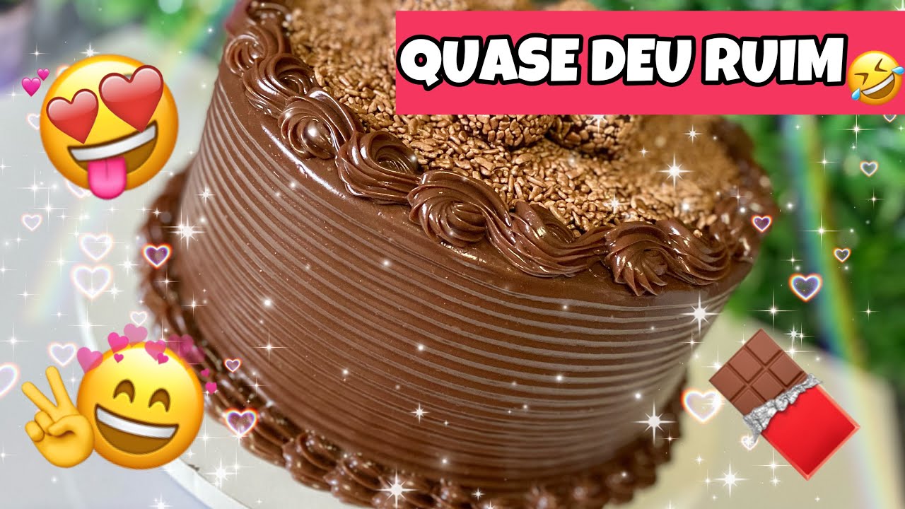 BOLO ESPATULADO DE BRIGADEIRO 😋 Bolo brigadeirudo todo de chocolate 😍