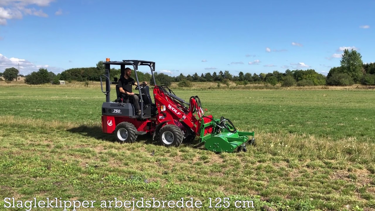 WOLF MINI750 slagleklipper 125cm