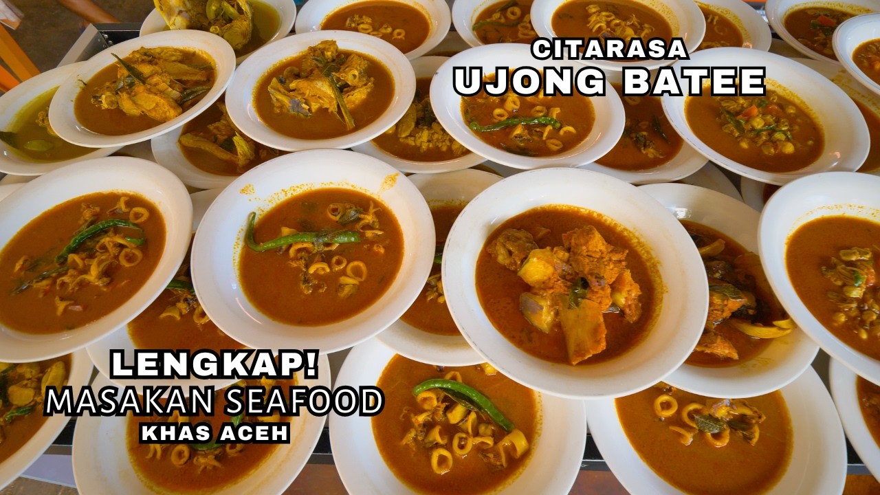 Semua Masakan Seafood ADA DI SINI! Masakan Aceh di RM Citarasa Ujong Batee