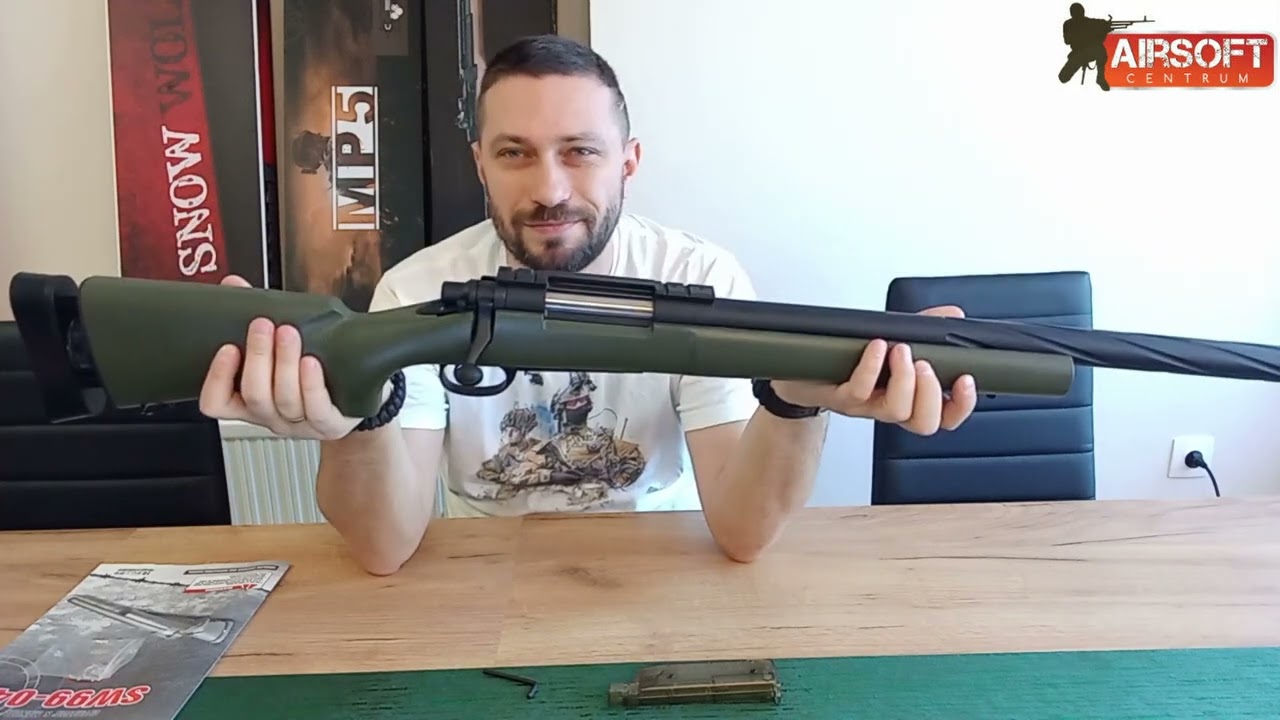 Snow Wolf SW-04D Sniper Ventillált csővel Tuning 500Fps
