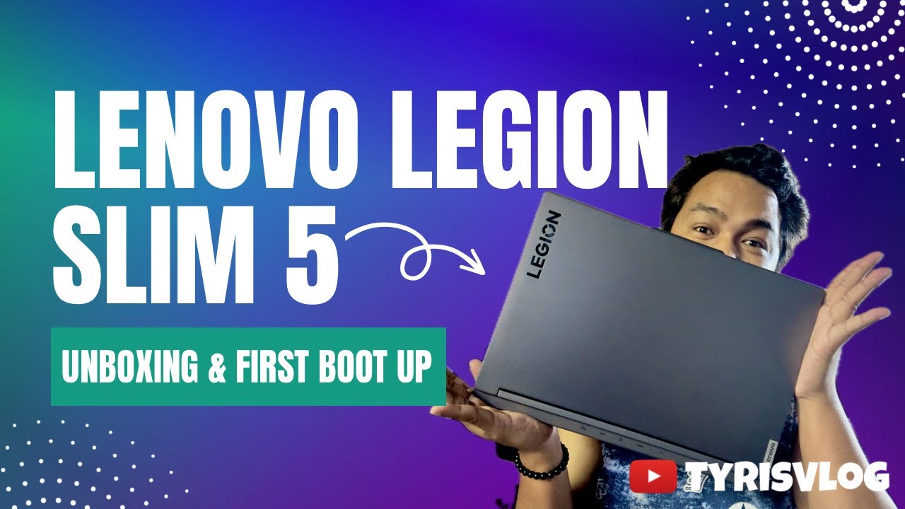 Lenovo Legion Slim 5 | Unboxing & First Boot Up | Tech Journal by TJ