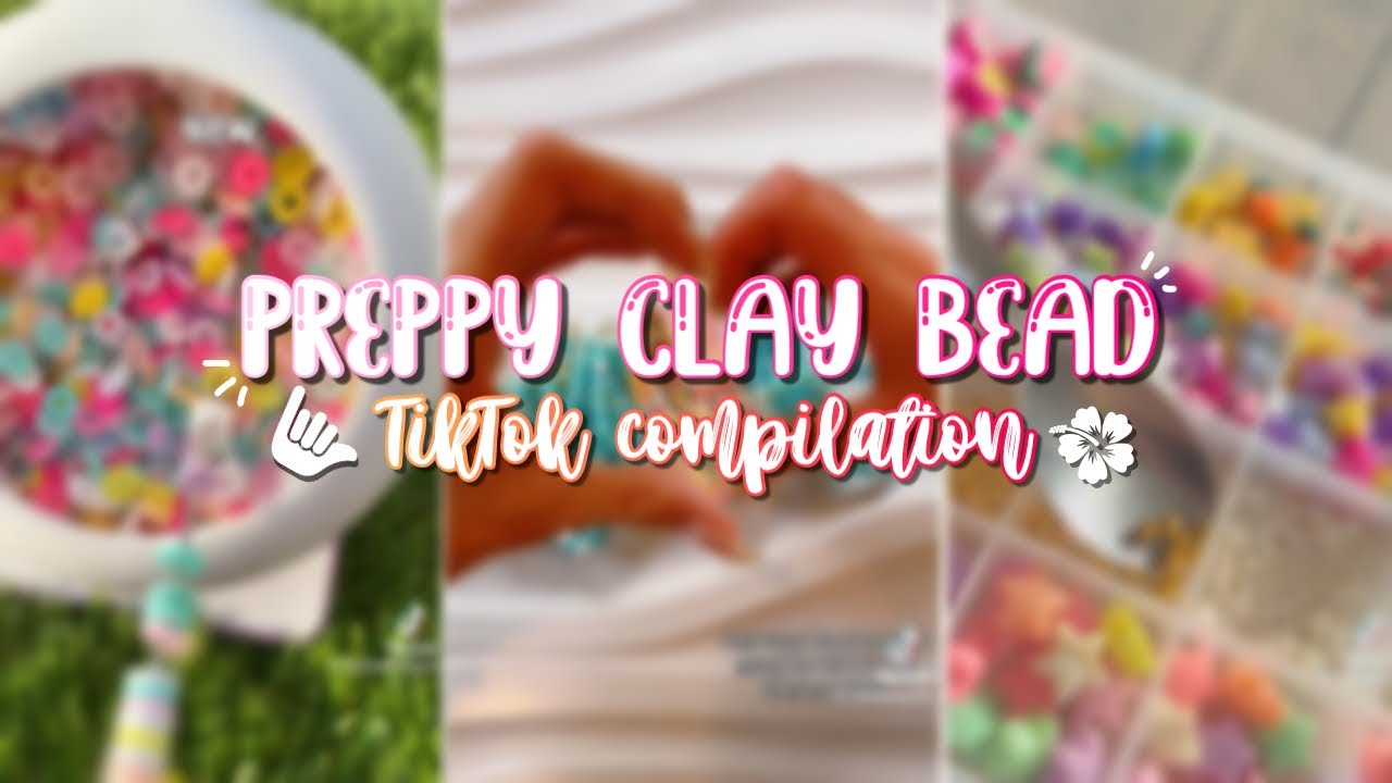 Preppy Clay Bead Bracelets ✨||  TikTok Compilation 💕