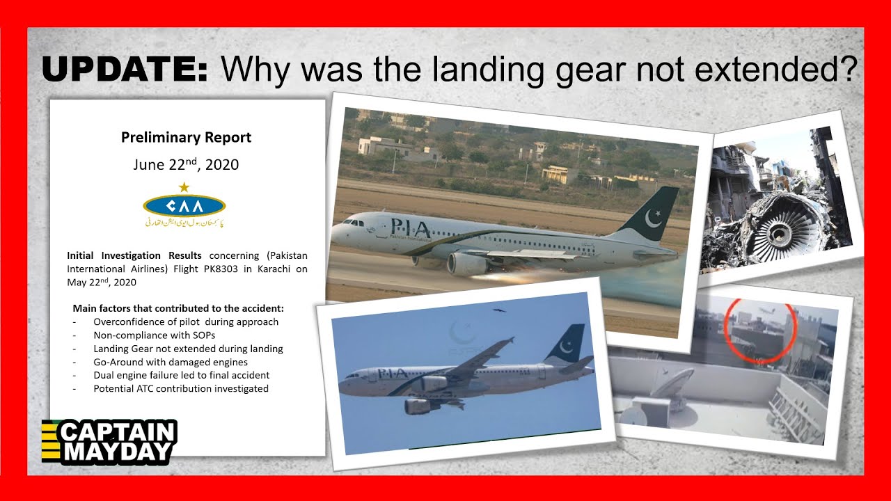 UPDATE: Investigation Report leaks & Landing Gear details Pakistan International Airlines PK8303