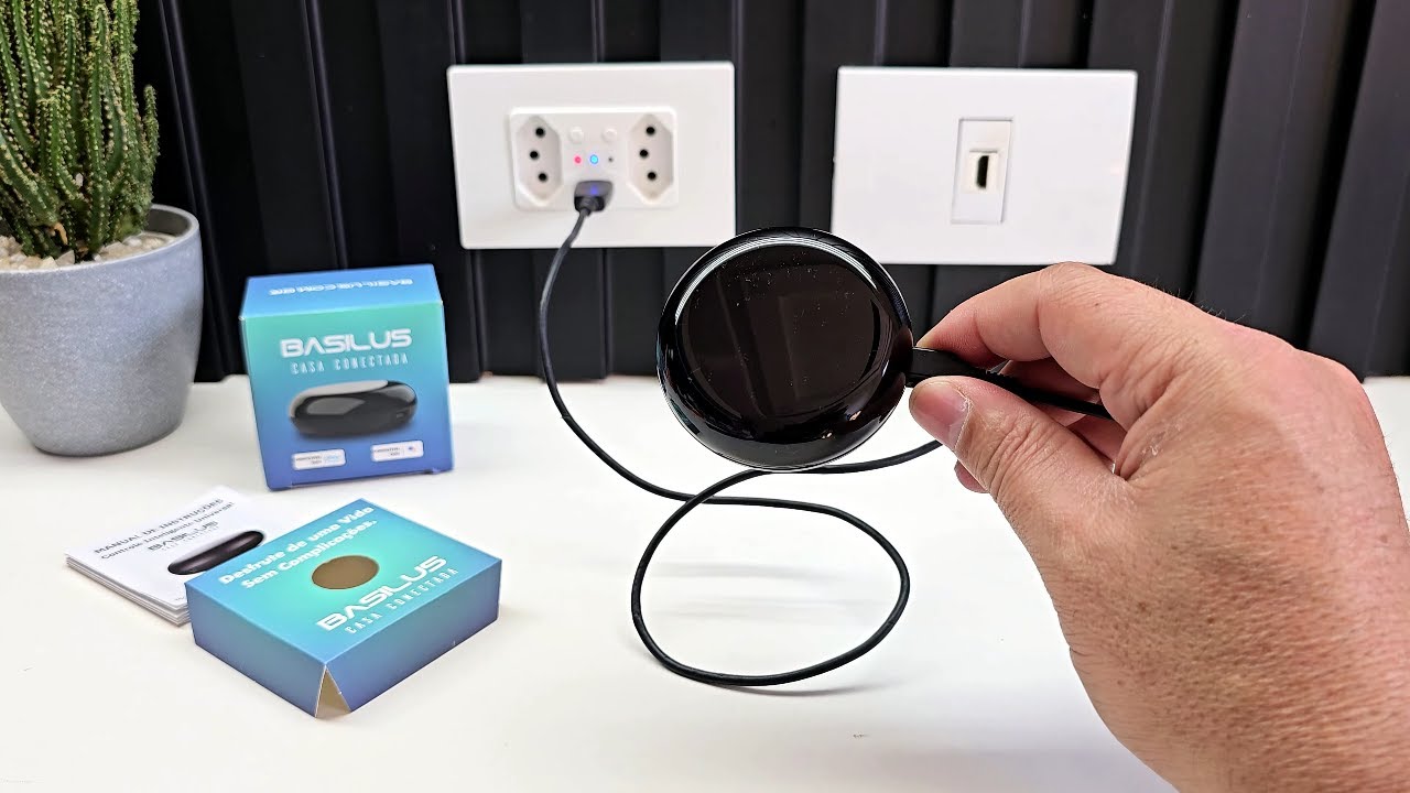 Controle Universal Inteligente IR Busílus compatível com Alexa e Google home.