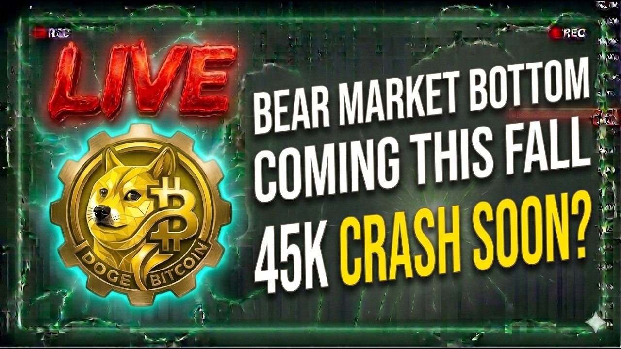 All Charts Suggest Bitcoin Has One Final Crash TO END the Bear Market!? Dogecoin and MSTR LIVE!