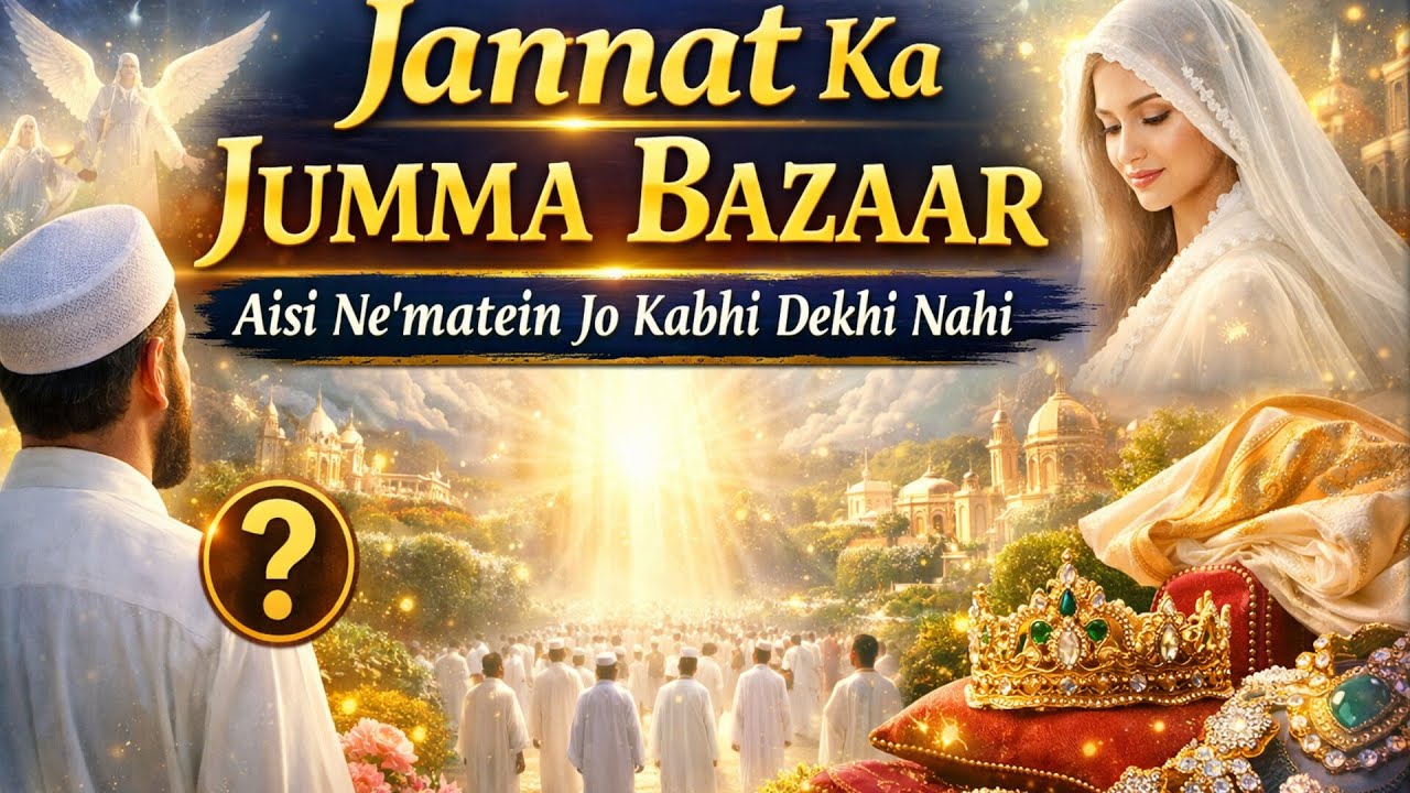 Jannat Ka Jumma Bazaar | Marketplace of Heaven| Quran & Hadith| 72horain |What Happen in Marketplace