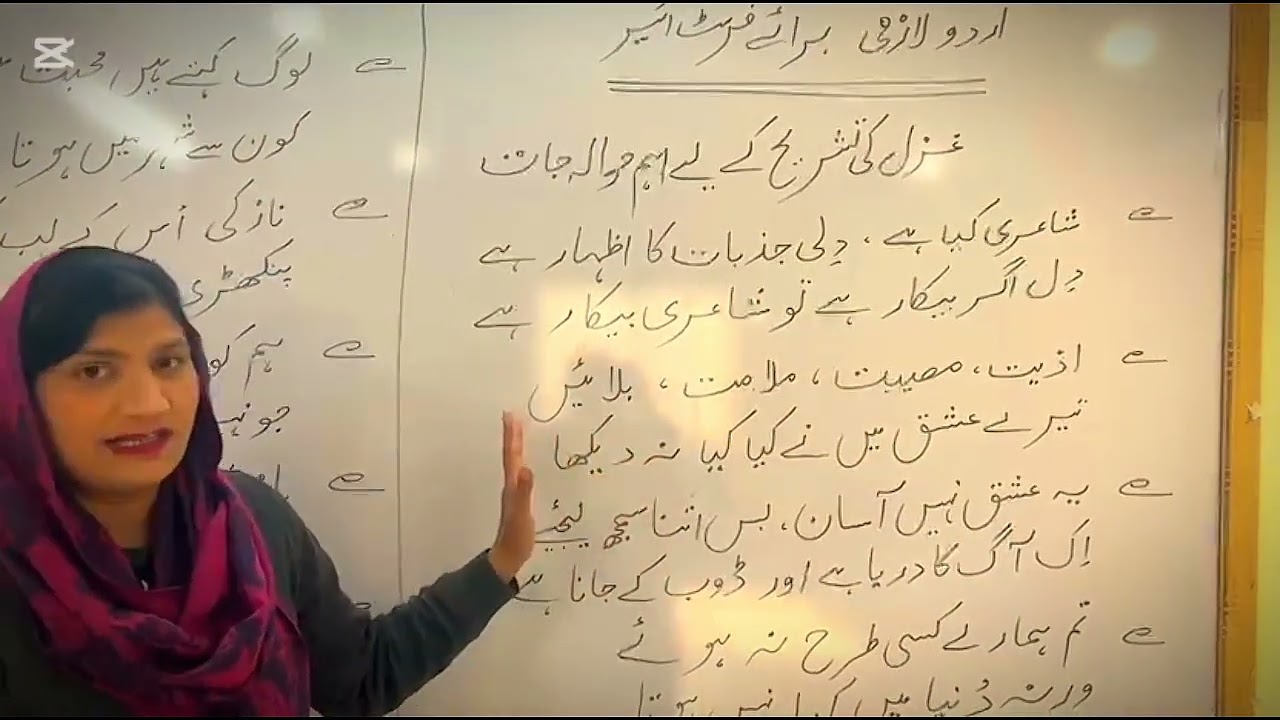 Ghazal ki tashree k liey aham hawala jaat