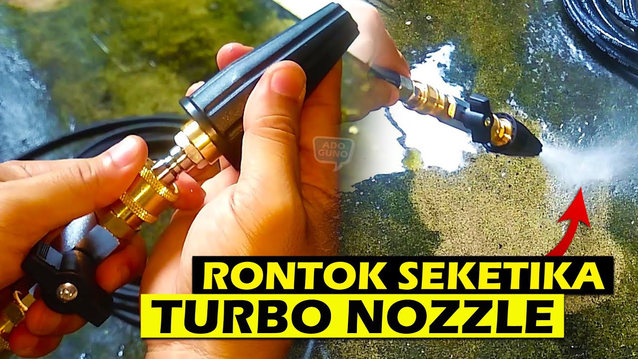 Nozzle Turbo Jet Cleaner Karcher K1 Kencang Berputar: Solusi Kotoran Lumut Bandel Rontok Seketika