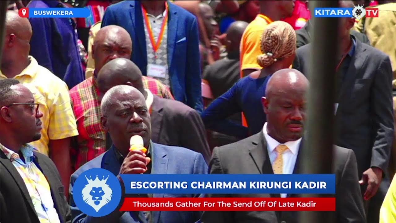 THE BURIAL OF KIRUNGI KADIR THE CHAIRMAN LC5 HOIMA DISTRICT
