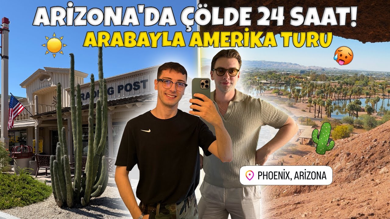 ARABAYLA AMERİKA TURU! Arizona, Phoenix Vlog, Road Trip, Amerika Gezi Vlog, Amerika'da Yaşam, Papago