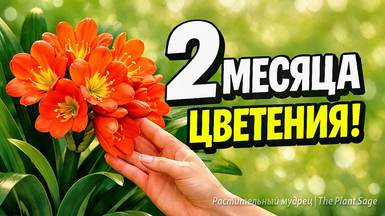 КЛИВИЯ отцветёт через 2 недели? Делаю ТАК и цветёт 2 МЕСЯЦА! Секрет долгого цветения