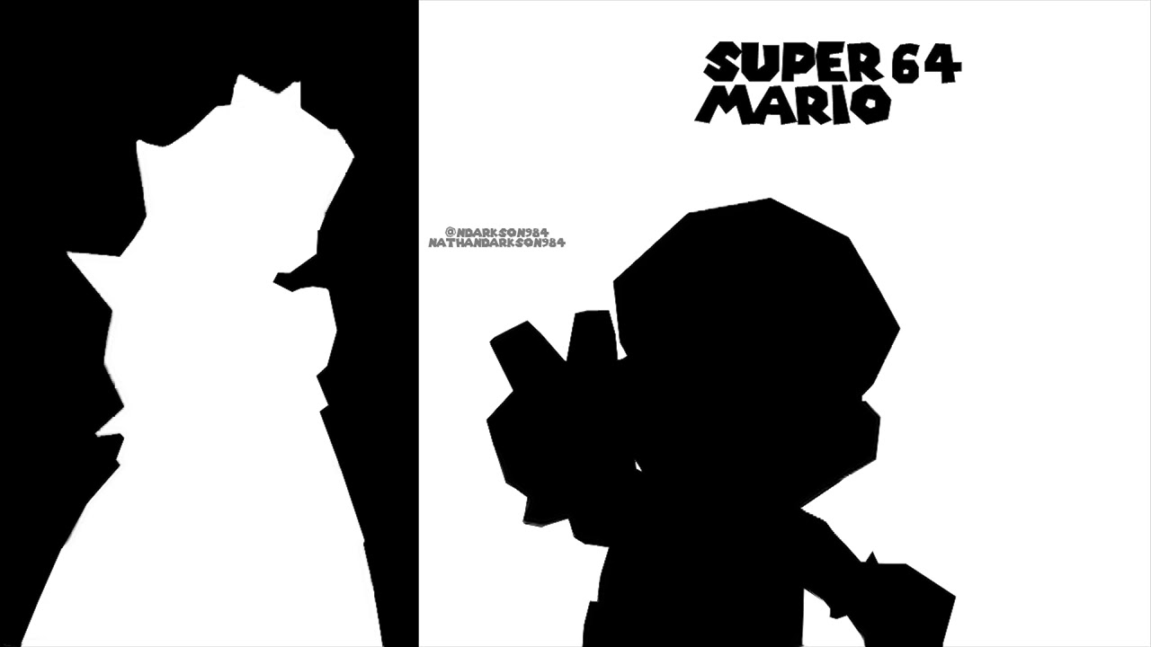 Super Mario 64 - Dire Dire Docks but it's Bad Apple
