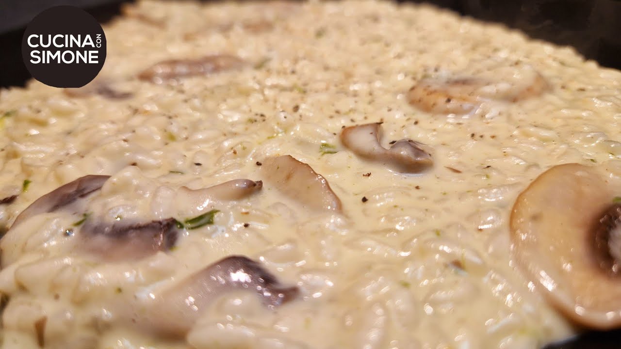 Risotto con Funghi Champignon anni '80 - Il risotto più famoso nei ristoranti e in famiglia