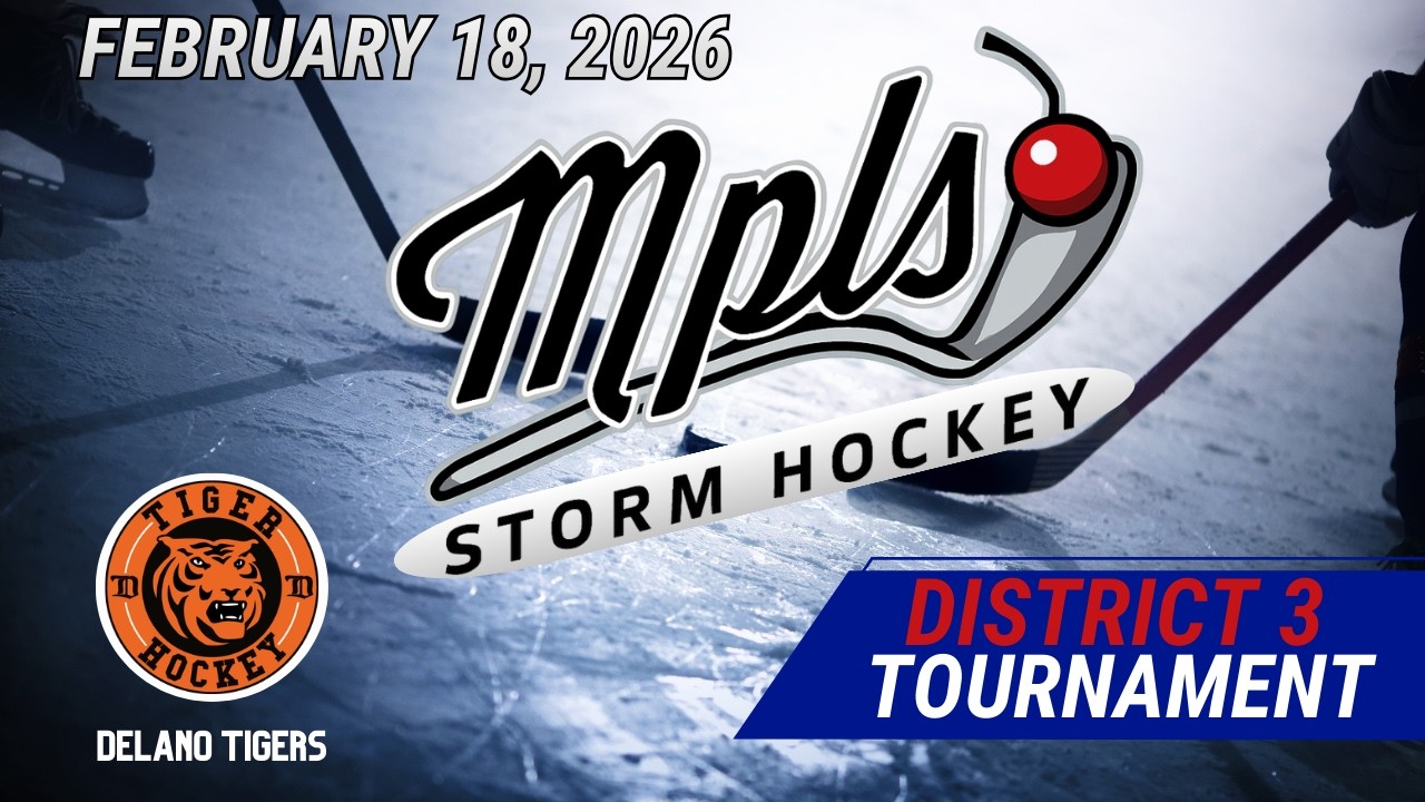 DISTRICT 3 TOURNAMENT - 12U B1 Girls Hockey - Minneapolis Storm vs Delano (Game #2)