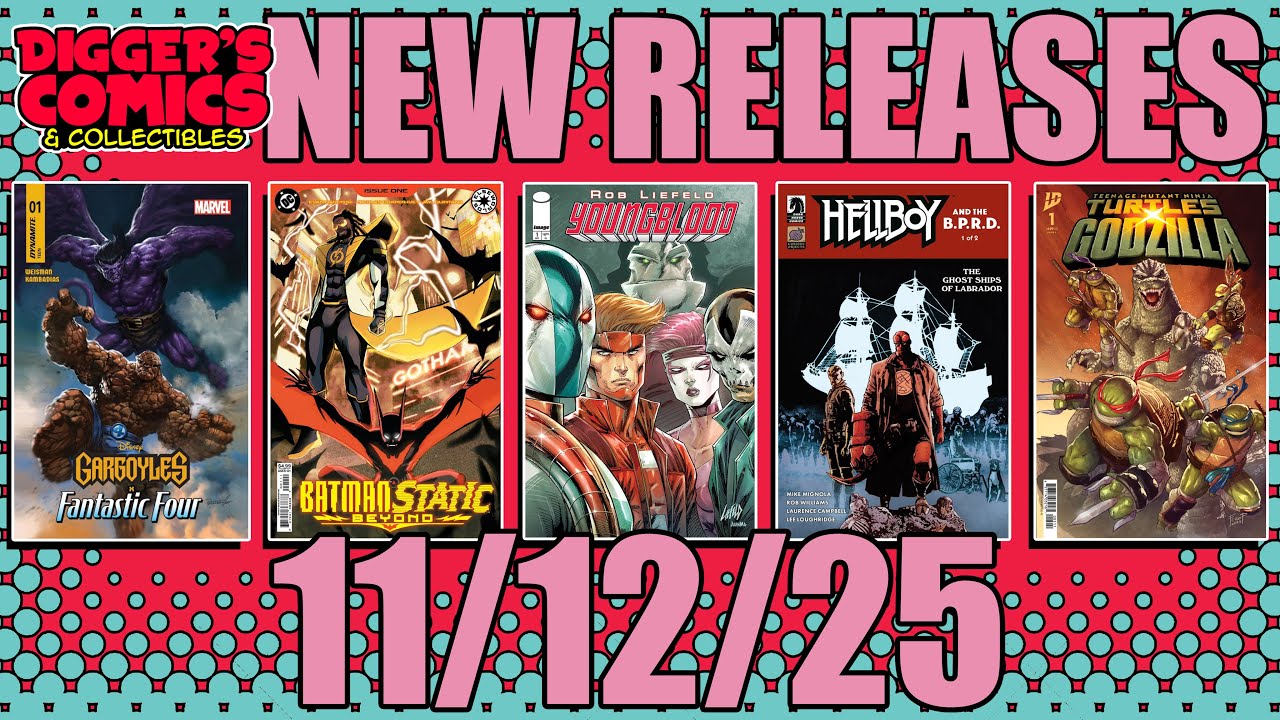 We're Back! New Comic Book Releases for 11-12-2025!