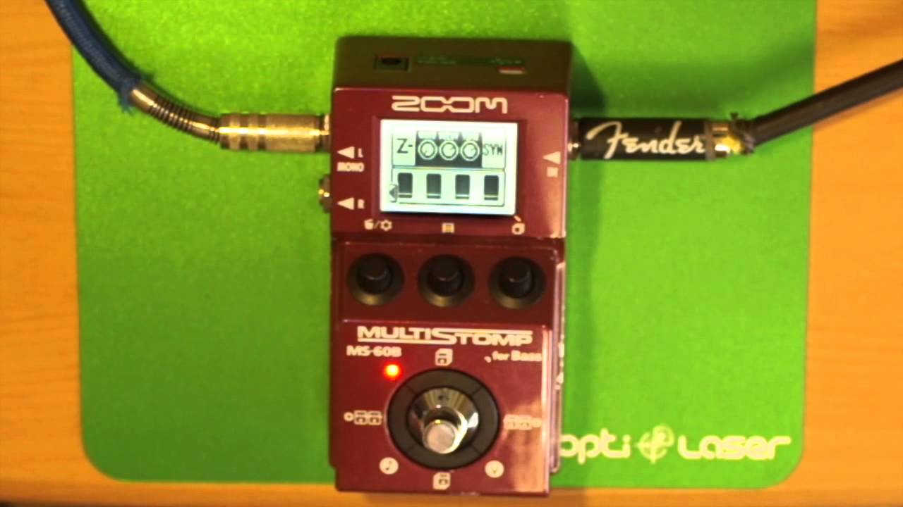 ZOOM MS-60B test synth pitch envelope