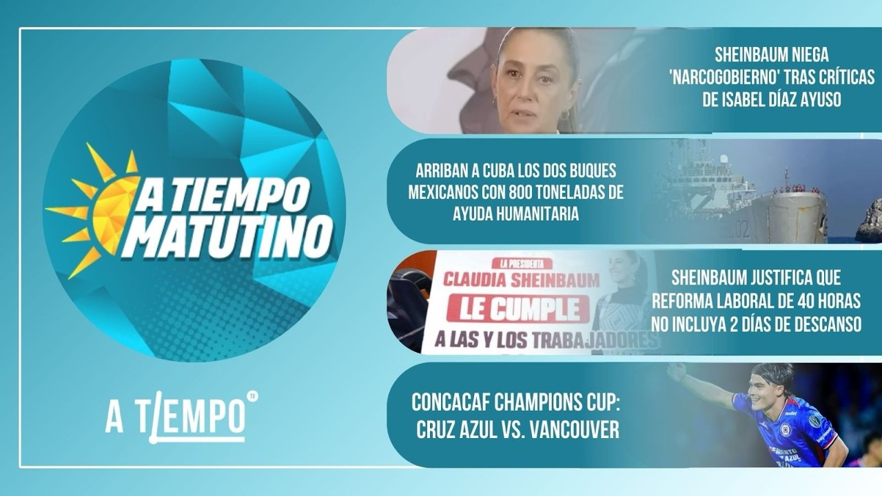 Sheinbaum niega narcogobierno y defiende la reforma laboral