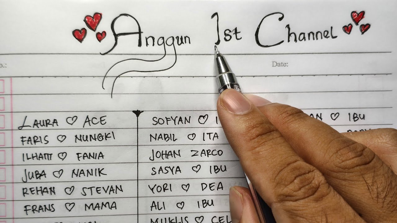 Live Tulis nama  episode 11