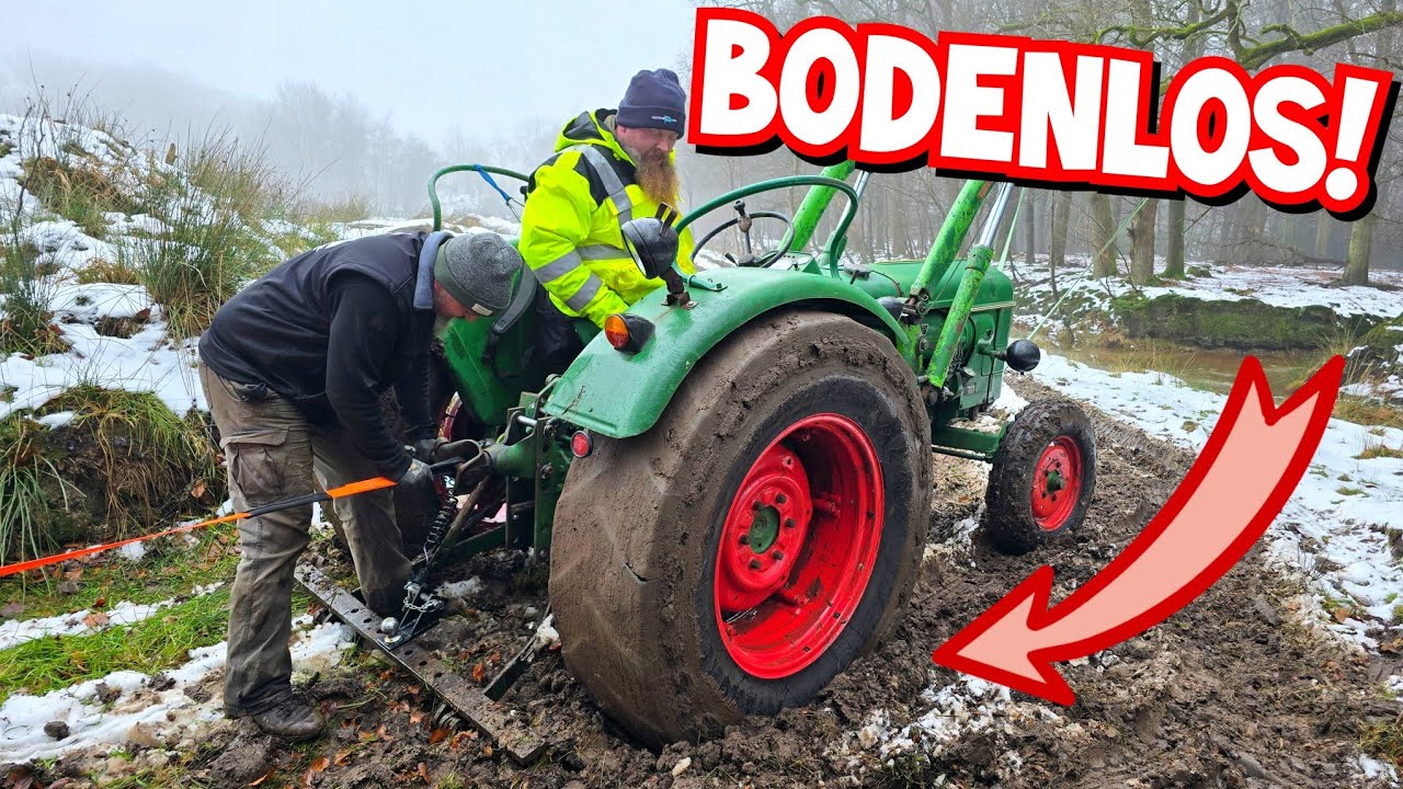 NIX GEHT MEHR! | SCHLAMMSCHLACHT trotz DAUERFROST! | IHC 633 | Deutz D4005 | Mr. Moto