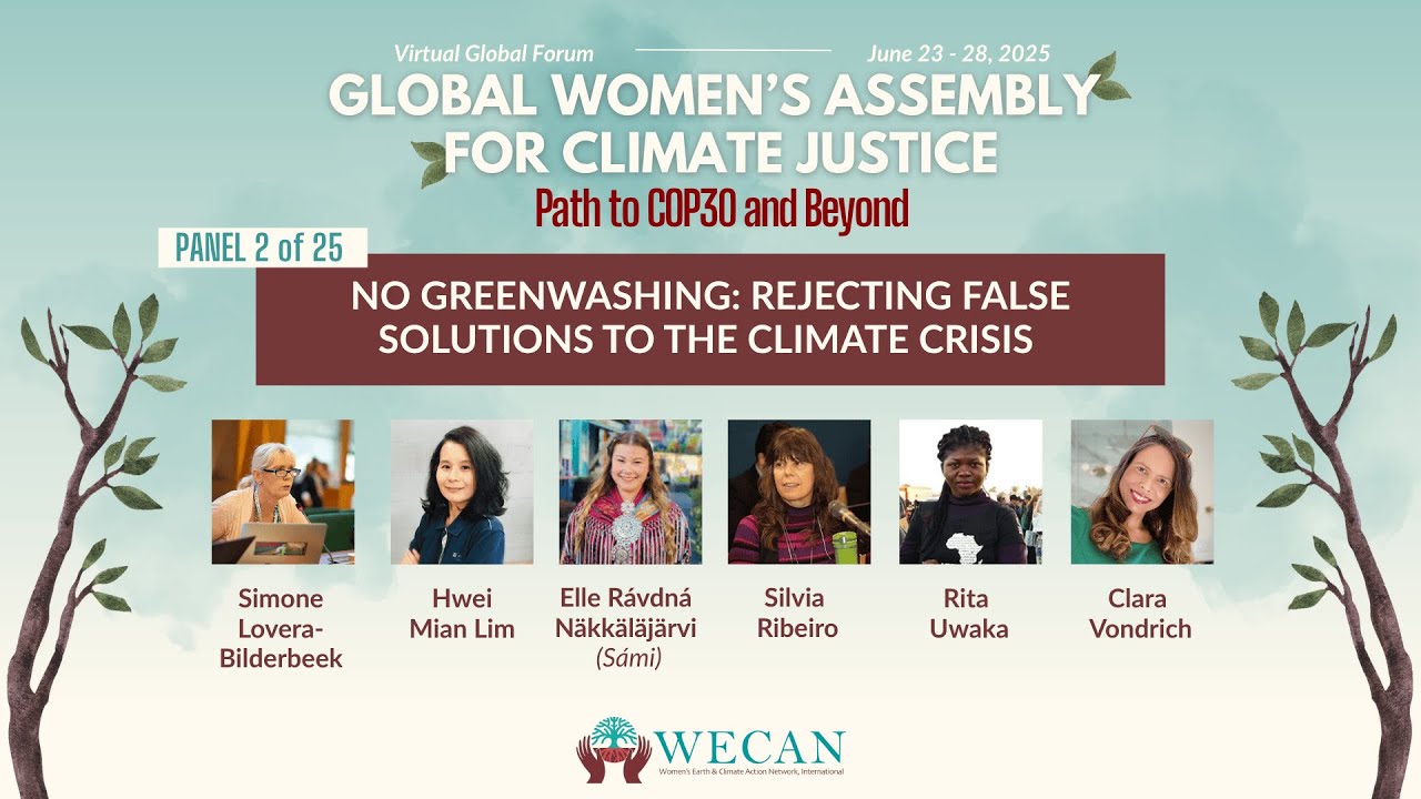 No Greenwashing: Rejecting False Solutions to the Climate Crisis – Panel 2 of 25