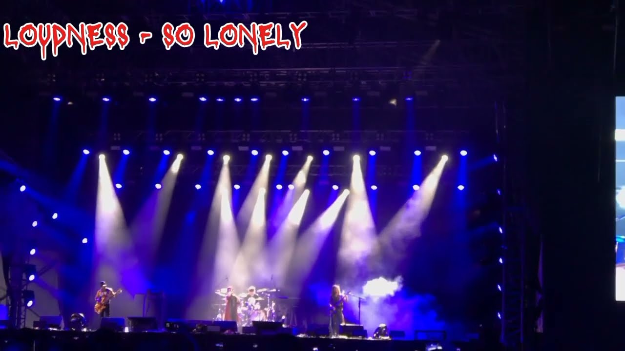 LOUDNESS - SO LONELY (LIVE AT JOGJAROCKARTA) #loudness #rock 