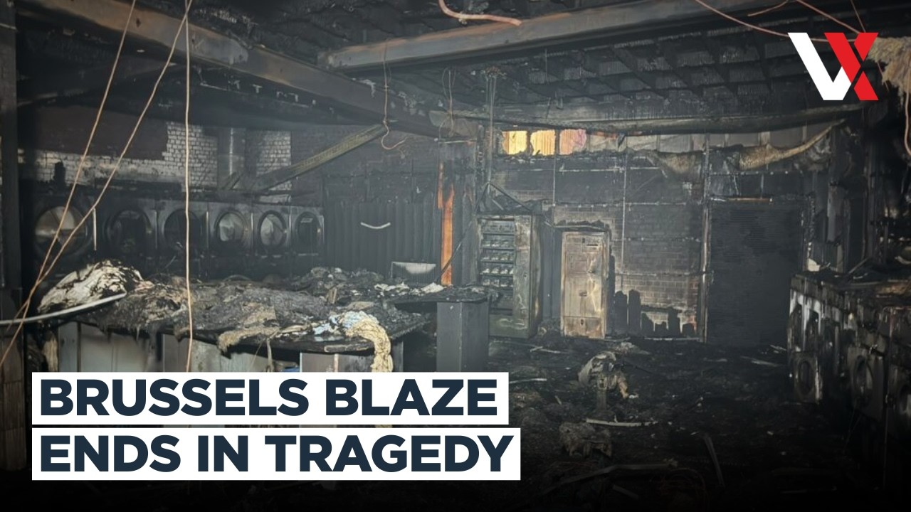 Brussels Construction Fire Kills Workers | Mayor Warns Six Missing After Massive Blaze | VERTEX