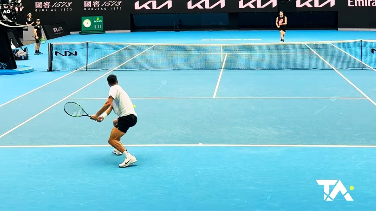 Pure Alcaraz From The Front Row: 2026 Full Practice Session 4K 60FPS!