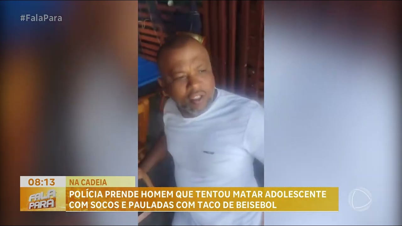 FALA PARÁ - Caso do jovem agredido em Peixe Boi com taco de beisebol- homem acusado é preso. 