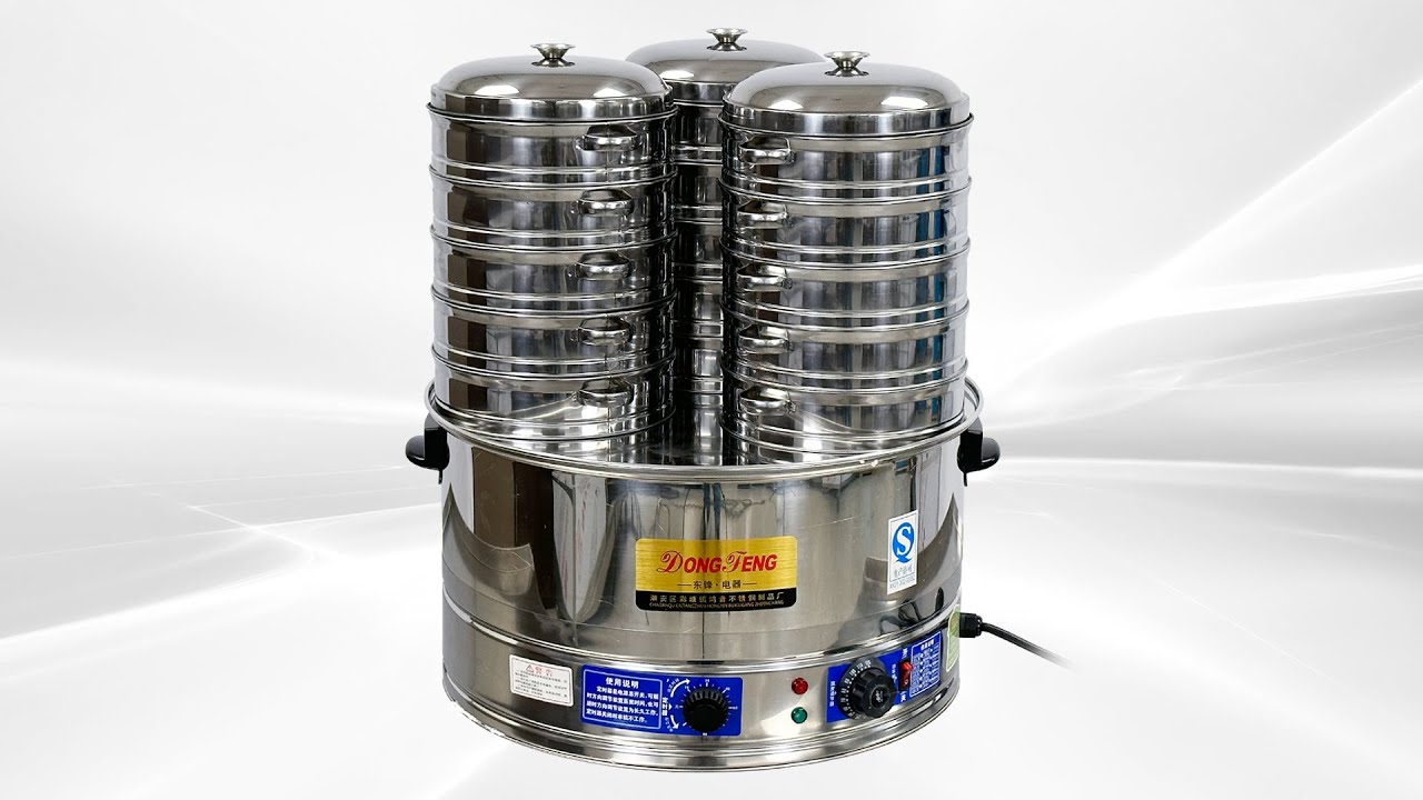 Commercial Electric Food Steamer Desktop Steamed Buns Machine Insulation Steaming Small Steamer ST15
