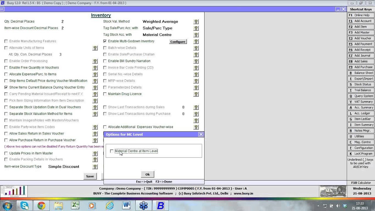 Manage your Small Business in BUSY - English